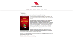 Desktop Screenshot of oliverroman.de