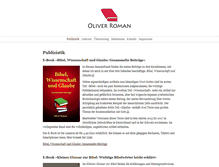 Tablet Screenshot of oliverroman.de